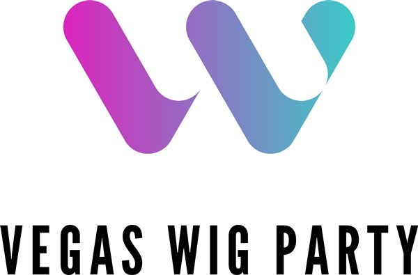 Vegas wig party logo
